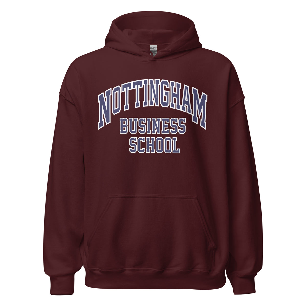 Varsity Print Hoodie - Business School