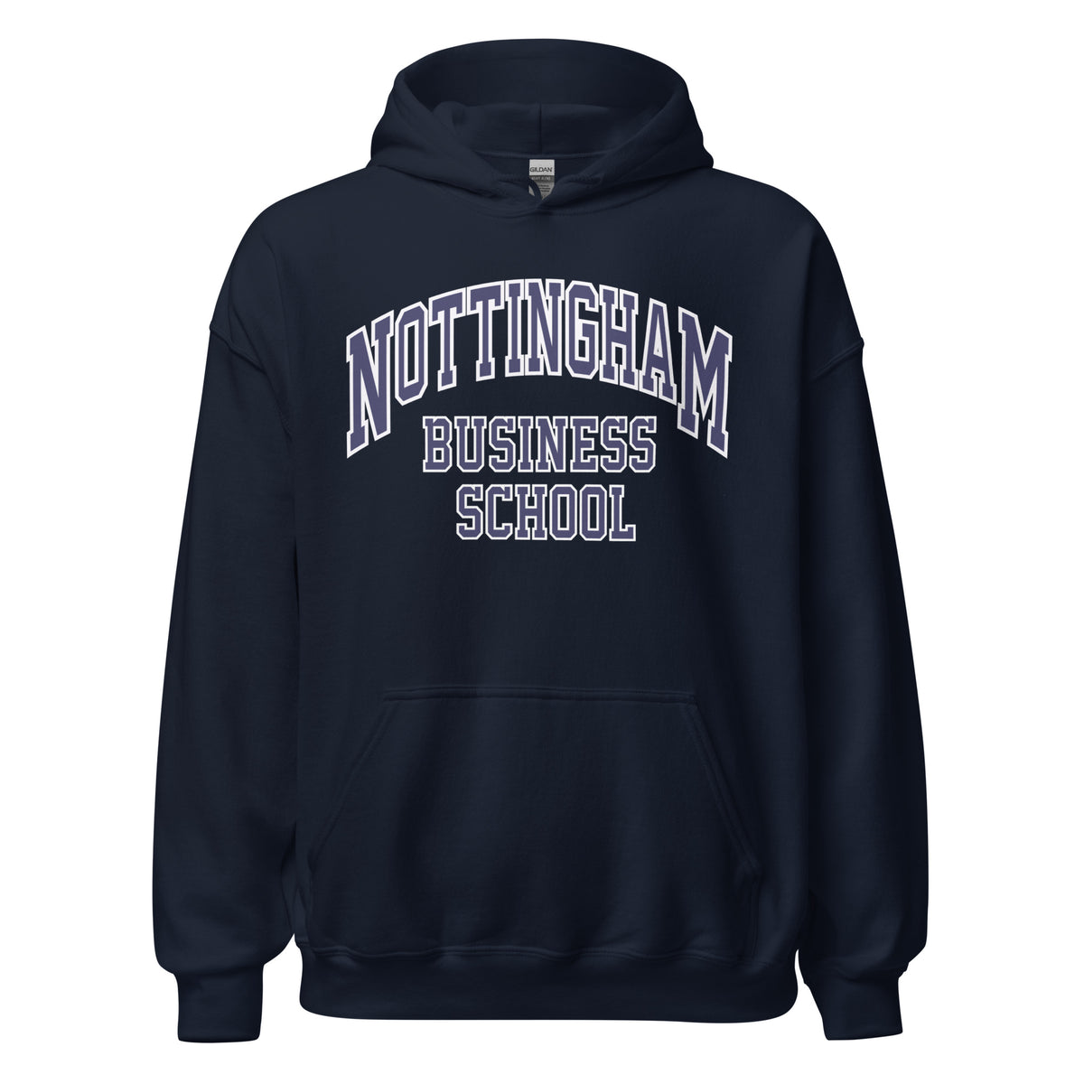 Varsity Print Hoodie - Business School