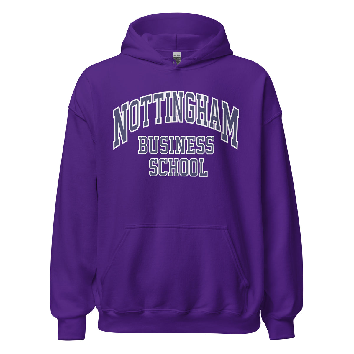Varsity Print Hoodie - Business School